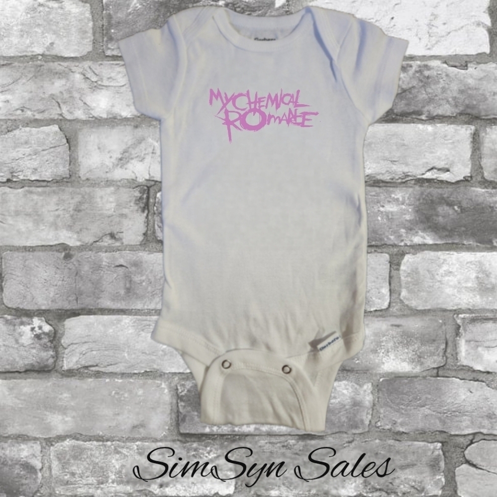 My Chemical Romance Unisex Baby Band Onesie Onepiece Bodysuit 0-3 Months New